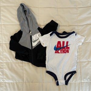 Lot of 2 pieces, Nike baby clothes, size 18m